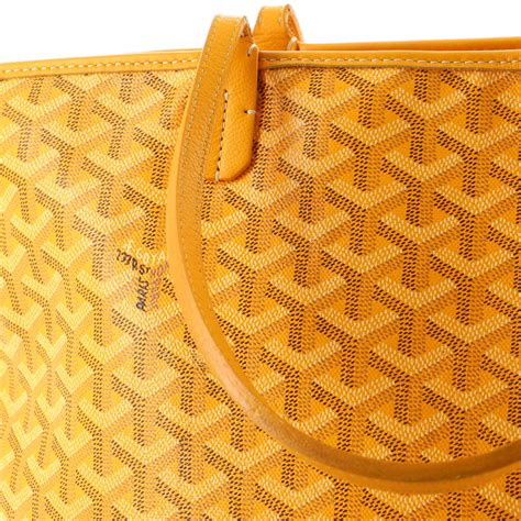 goyard artois tote pm yellow|Goyard Artois pm price.